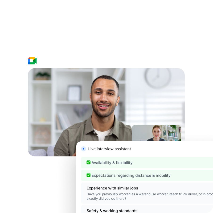 Interview assistance