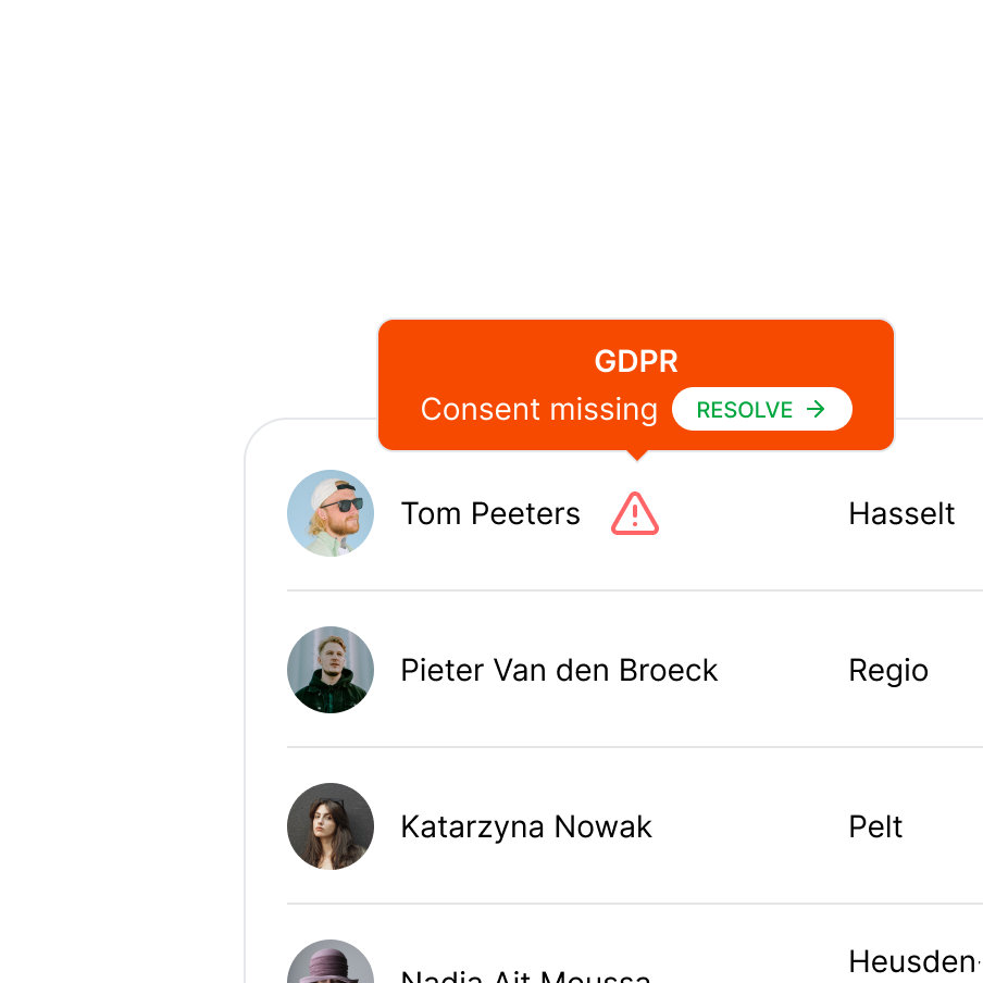 Talent pool management